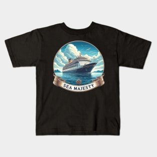 Cruise Ship, Sea Majesty Kids T-Shirt